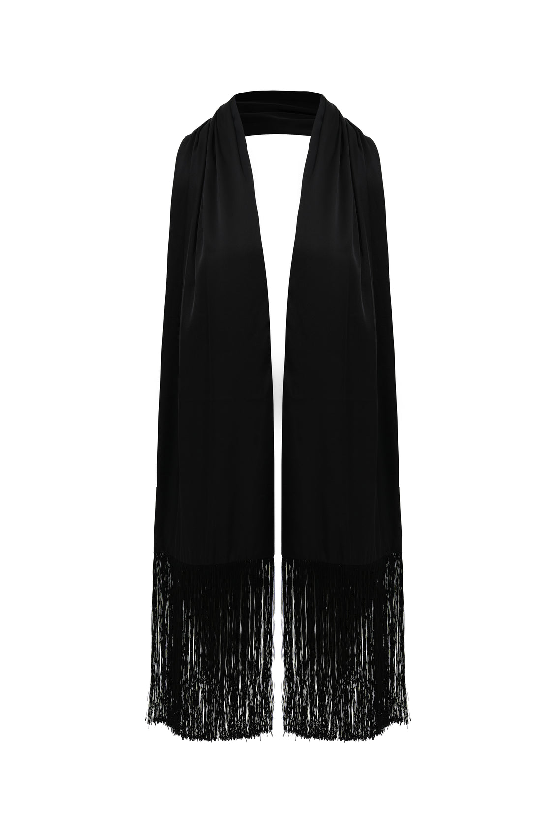 Шарф Fringe чорний