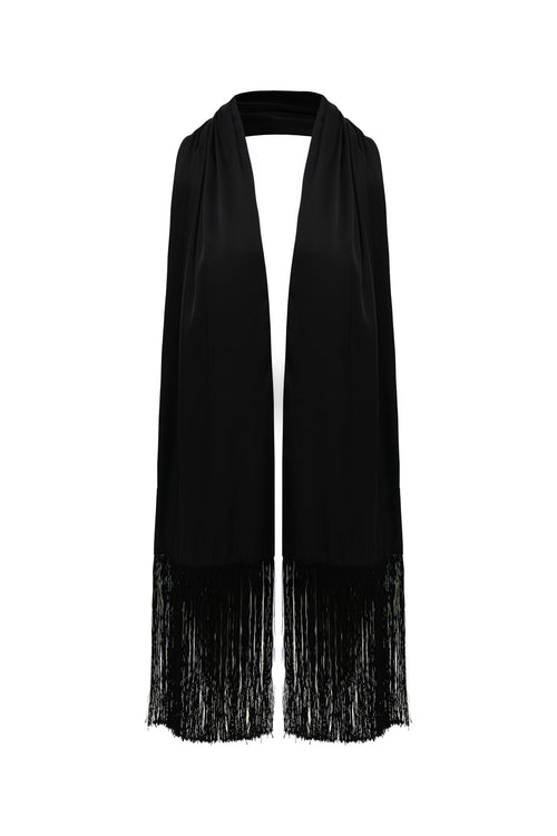 Шарф Fringe чорний