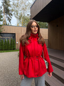 Парка RUSH червона на утеплювачі