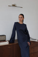 Сукня Reveal silk синя