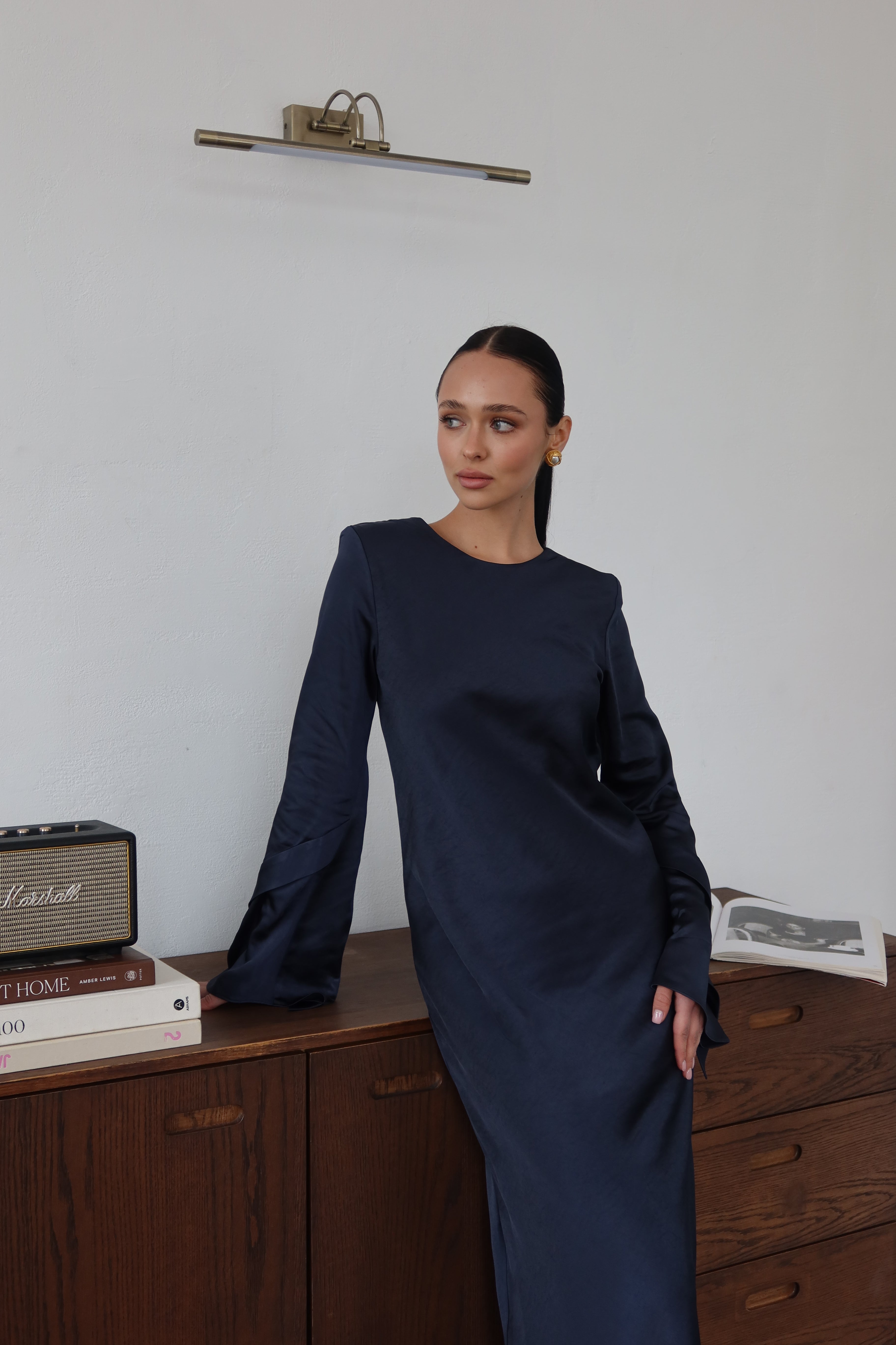 Сукня Reveal silk синя