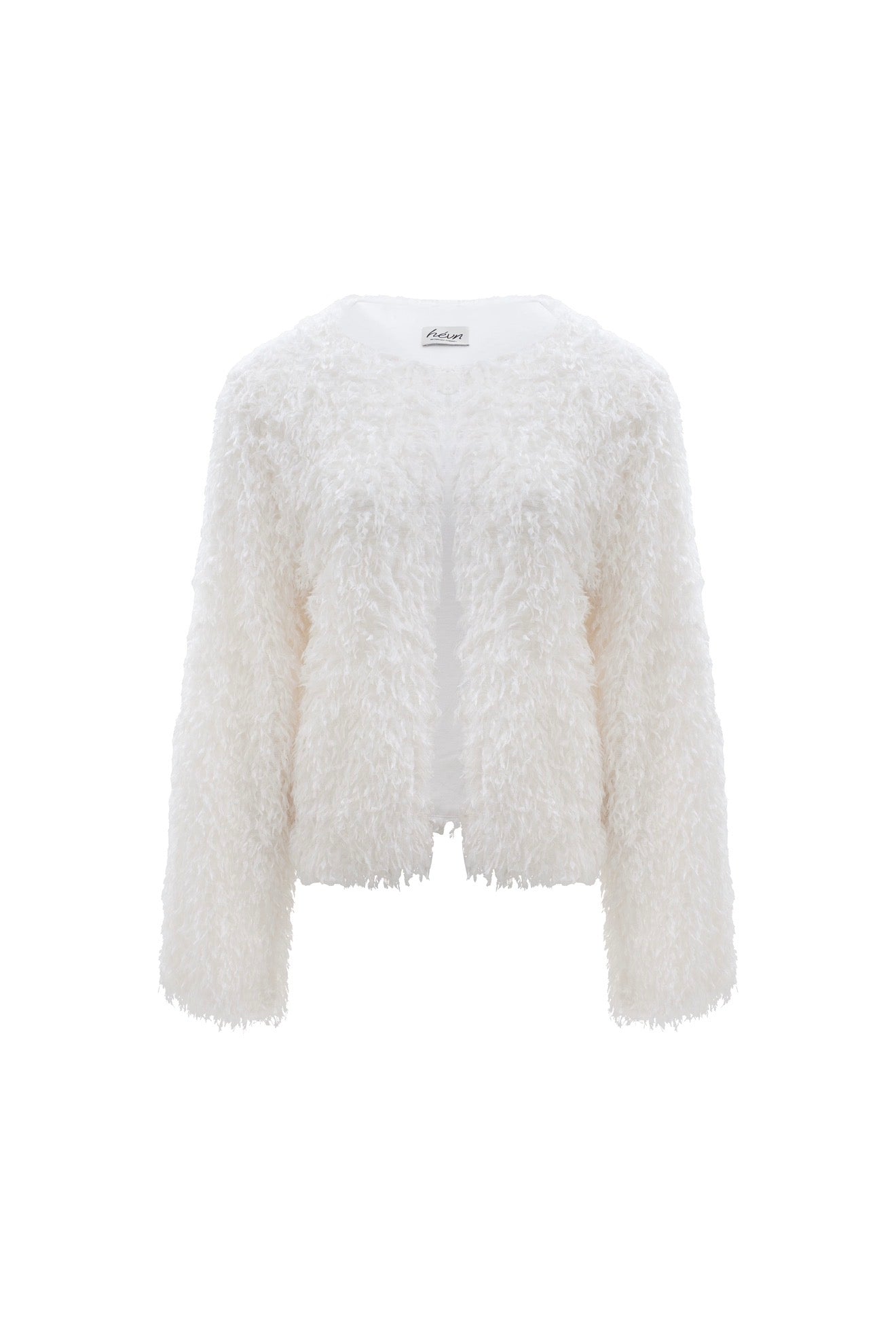 Жакет FAUX FUR молочний