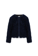 Жакет FAUX FUR синій