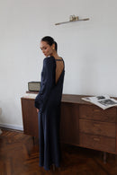 Сукня Reveal silk синя