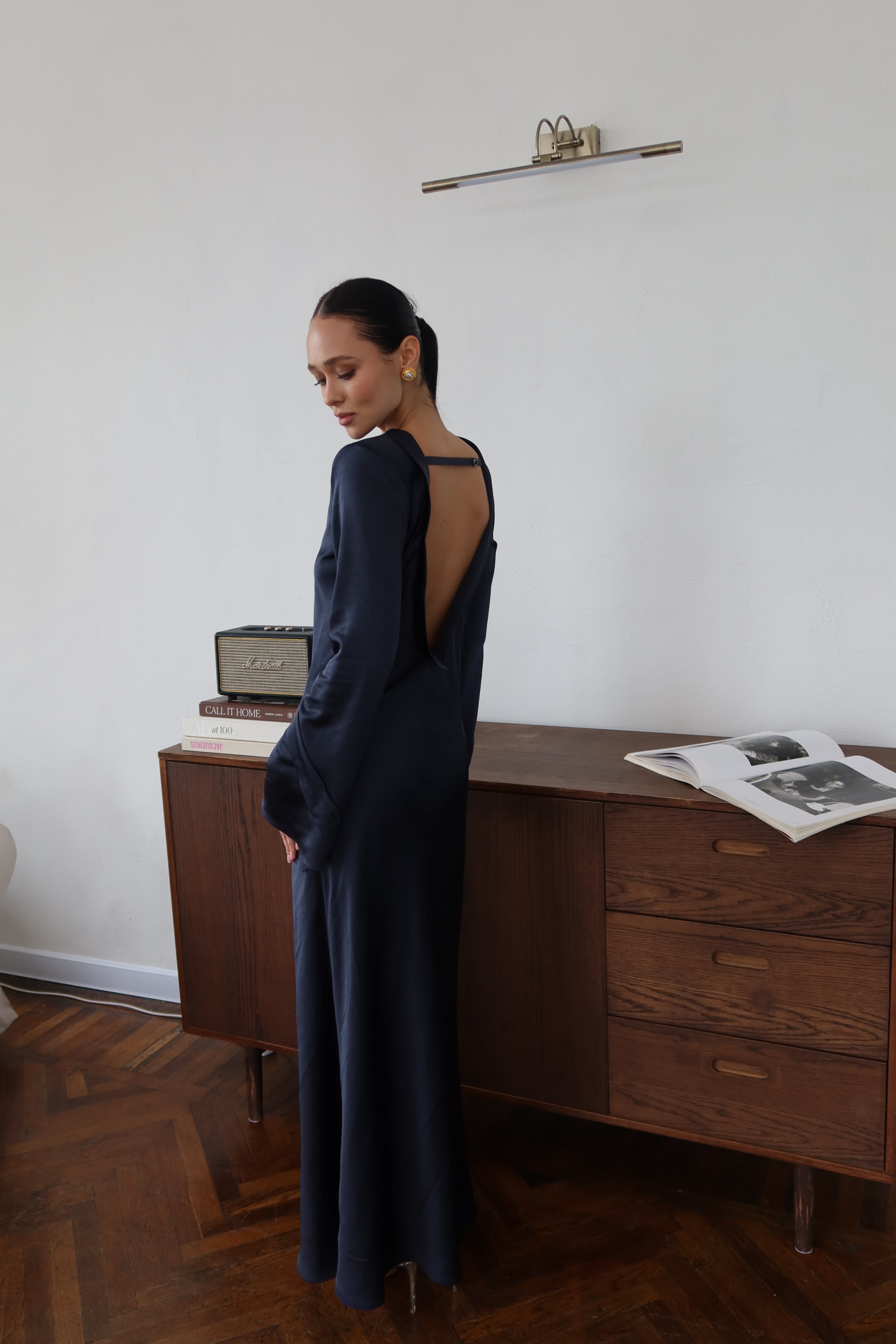 Сукня Reveal silk синя