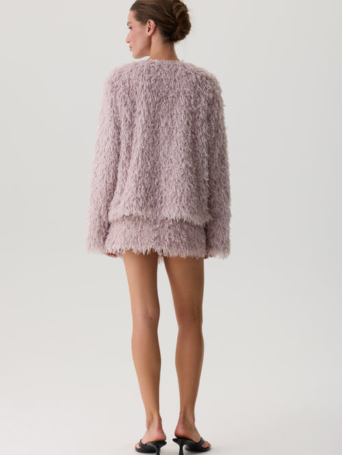 Жакет FAUX FUR рожевий