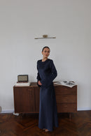 Сукня Reveal silk синя