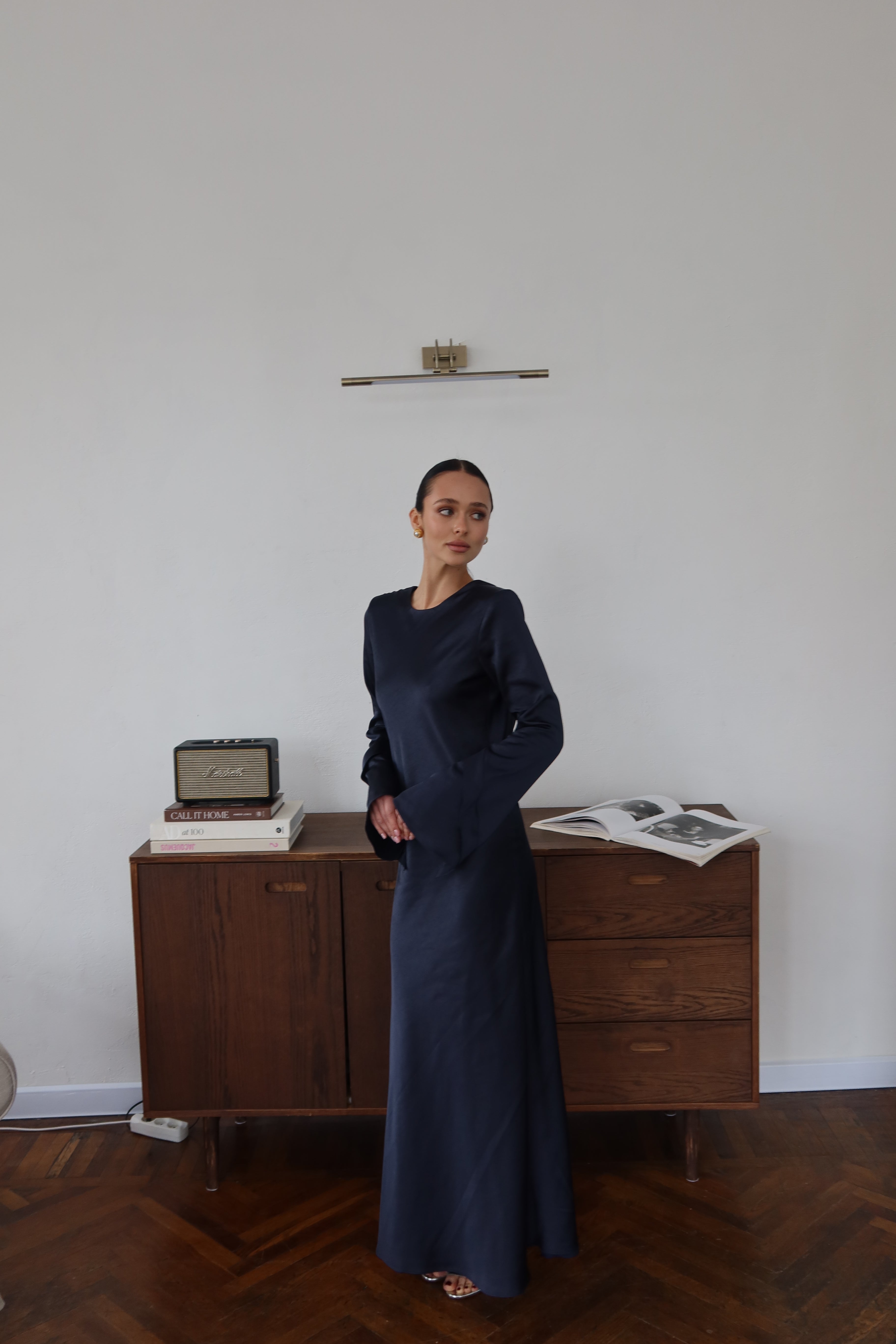 Сукня Reveal silk синя