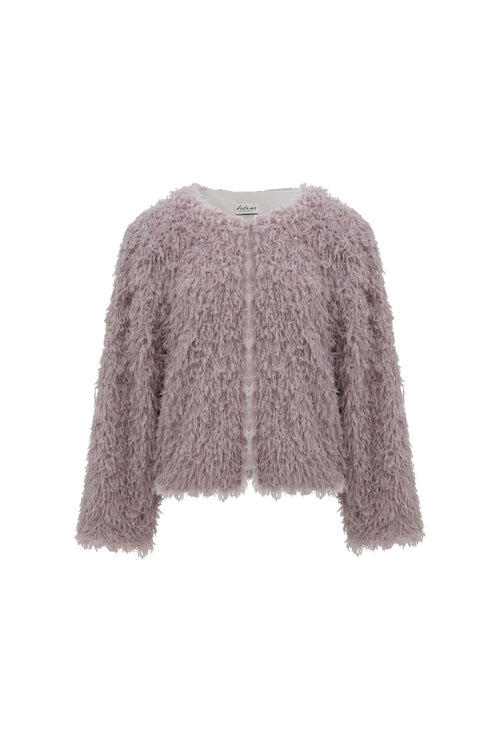 Жакет FAUX FUR рожевий