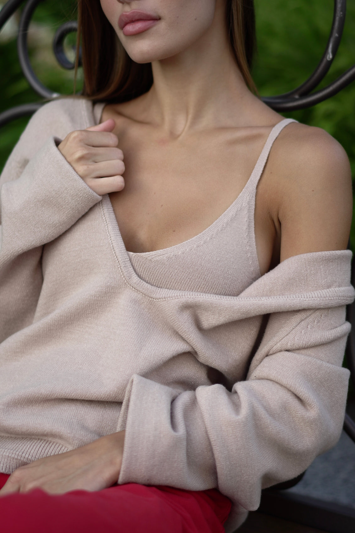 Топ Soft Nude бежевий