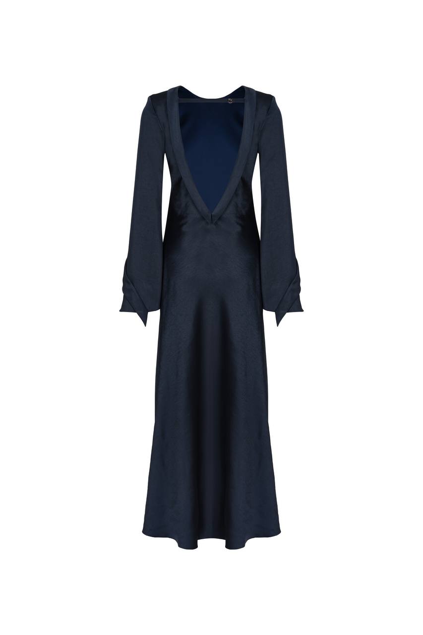 Сукня Reveal silk синя