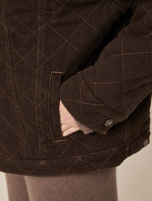 Жакет Urban Quilt коричневий
