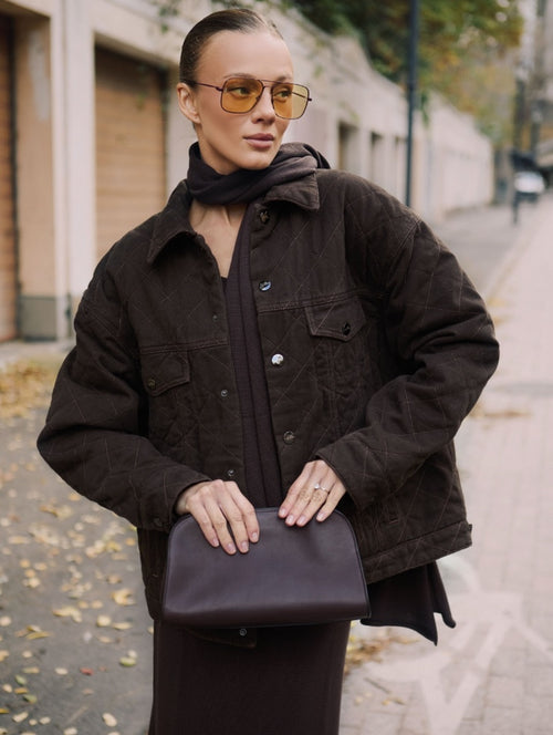 Жакет Urban Quilt коричневий